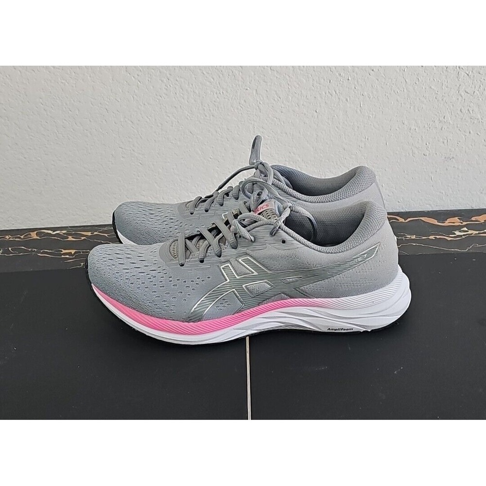 Asics Running Shoes Gray Pink Colorway Gel Excite 7 Womens Sz 10